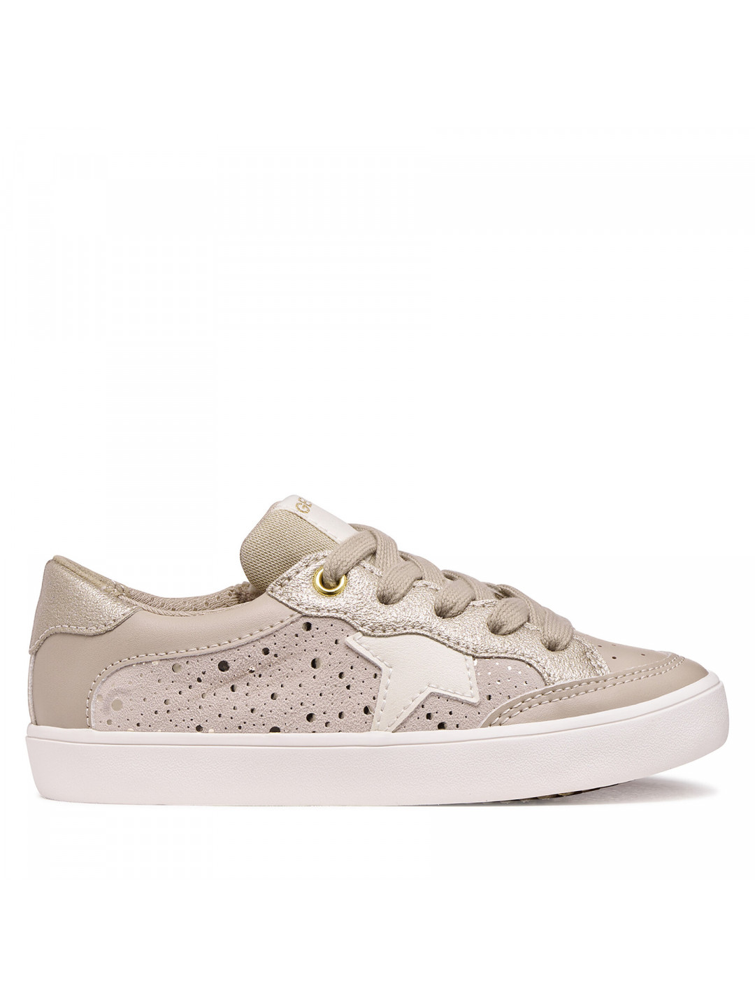 Sneakersy Geox J Gisli Girl J654NC 0BC07 C5000 D Béžová